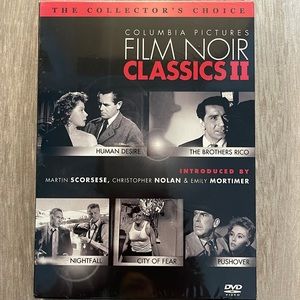 5 Dvds Vintage Film Noir Classics II 5 discs The collectors choice Columbia Pics